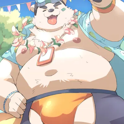 paul the polar bear (xxl woofia) created by ayame42612, syoubu426