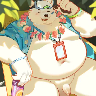 paul the polar bear (xxl woofia) created by owule