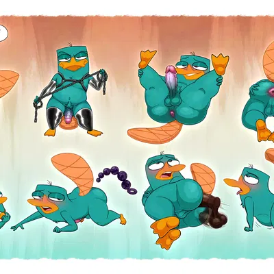 perry the platypus (disney, phineas and ferb) created by platislut