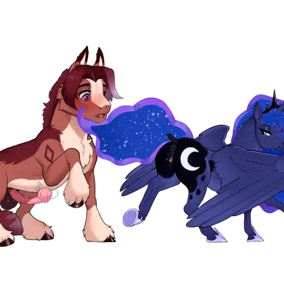 princess luna (mlp) (friendship is magic, hasbro) created by angellsview3