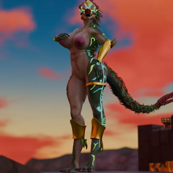 quetzalcoatl (american mythology, aztec mythology) created by zibelpanther