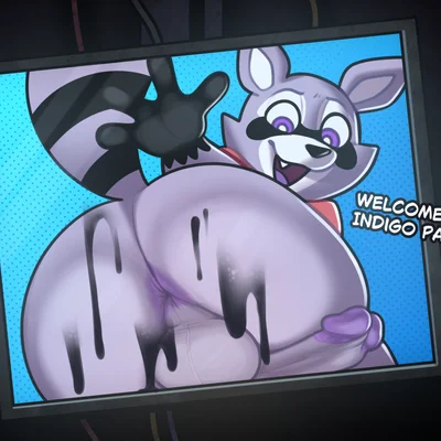 rambley raccoon (indigo park) created by chipchell