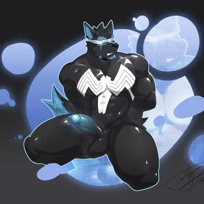 re baiz (character), venom (marvel) (marvel) created by huangpeng 04