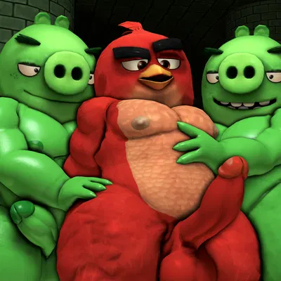 red (angry birds) (angry birds, rovio entertainment) created by roythepichu