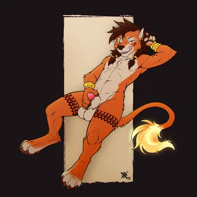 red xiii (final fantasy, final fantasy vii) created by ferankee (artist)