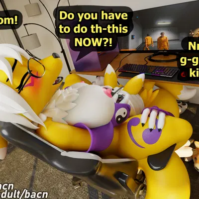 renny (bacn) (bandai namco, digimon) created by bacn