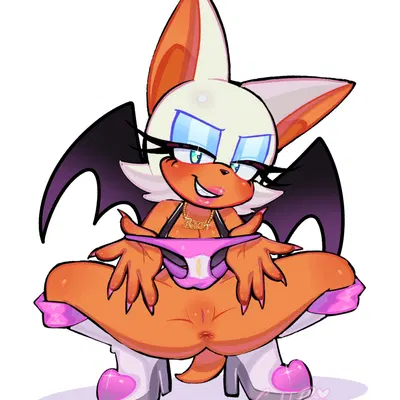rouge the bat (sega, sonic the hedgehog (series)) created by goldyrose22