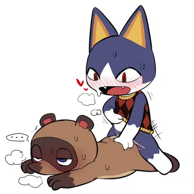 rover (animal crossing), tom nook (animal crossing) (animal crossing, nintendo) created by pwslz