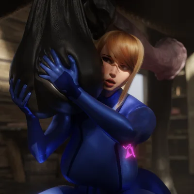 samus aran (metroid, nintendo) created by blungusr18