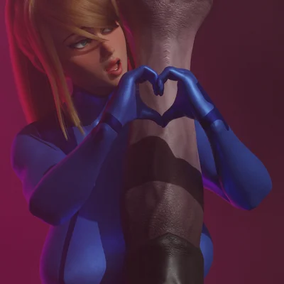 samus aran (metroid, nintendo) created by blungusr18