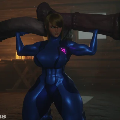 samus aran (metroid, nintendo) created by blungusr18