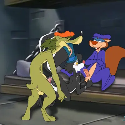 scatter squirrel, skunky skunk, wacky weasel (bonkers (series)) created by ian r soulfox