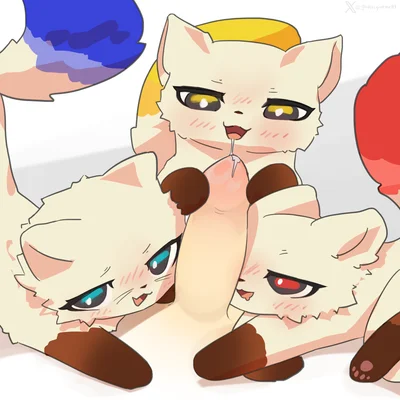 seri (kusunoki's garden of gods), torika (kusunoki's garden of gods), utsugi (kusunoki's garden of gods) (kusunoki's garden of gods) created by godforgiveme4