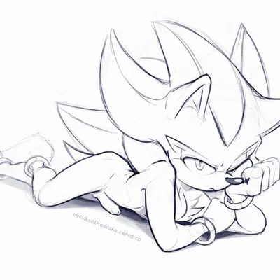 shadow the hedgehog (sega, sonic the hedgehog (series)) created by obsidianthedrake
