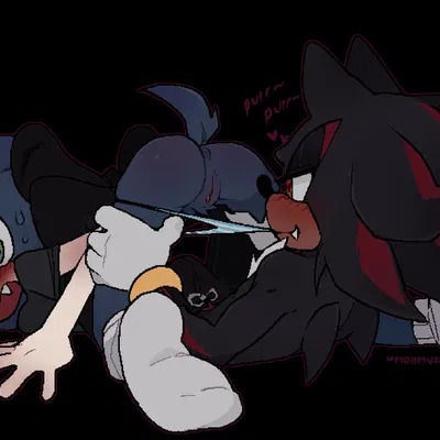 shadow the hedgehog, sonic the hedgehog (sega, sonic the hedgehog (series)) created by meamyx