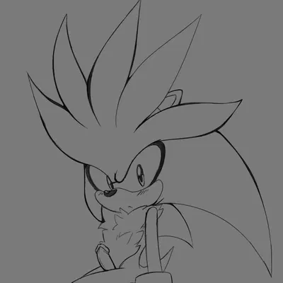 silver the hedgehog (sega, sonic the hedgehog (series)) created by marketablebunny