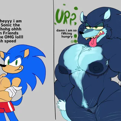 sonic the hedgehog, sonic the werehog (sega, sonic the hedgehog (series)) created by cr4zydonuts1