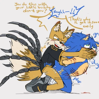 sonic the hedgehog, tails nine (netflix, sega) created by relatedturtles