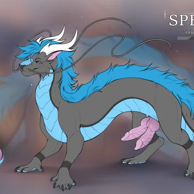 spectre (sulfurdragon) (mythology) created by padjetxharrington
