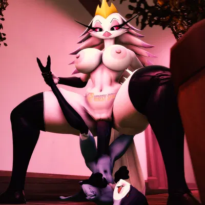 stella (helluva boss), stolas (helluva boss) (hellaverse, helluva boss) created by heresy sfm