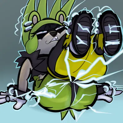 surge the tenrec (idw publishing, sega) created by amespinkinson