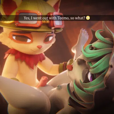 teemo (lol), vex (lol) (league of legends, riot games) created by teemoty