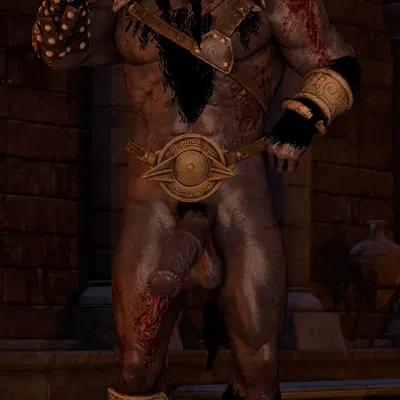 the oni (dead by daylight) (dead by daylight, european mythology) created by renderswithwolves