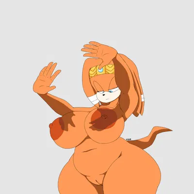 tikal the echidna (sega, shadow hands challenge) created by skachy