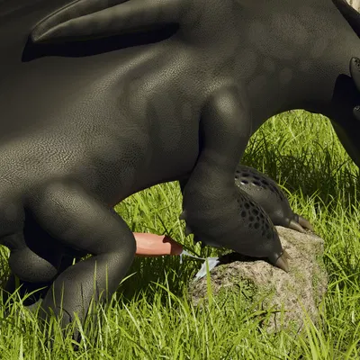toothless (dreamworks, european mythology) created by furryfamine20