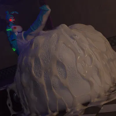 toy bonnie (fnaf) (five nights at freddy's, five nights at freddy's 2) created by bunnnyboi