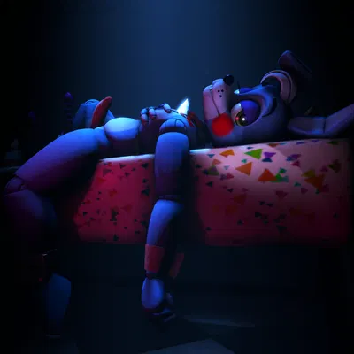 toy bonnie (fnaf) (five nights at freddy's, five nights at freddy's 2) created by byt-e