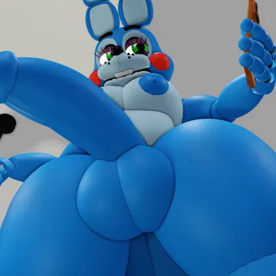 toy bonnie (fnaf) (five nights at freddy's, five nights at freddy's 2) created by muitetium