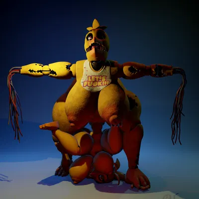 toy chica (fnaf), withered chica (fnaf) (five nights at freddy's, five nights at freddy's 2) created by lil'goober