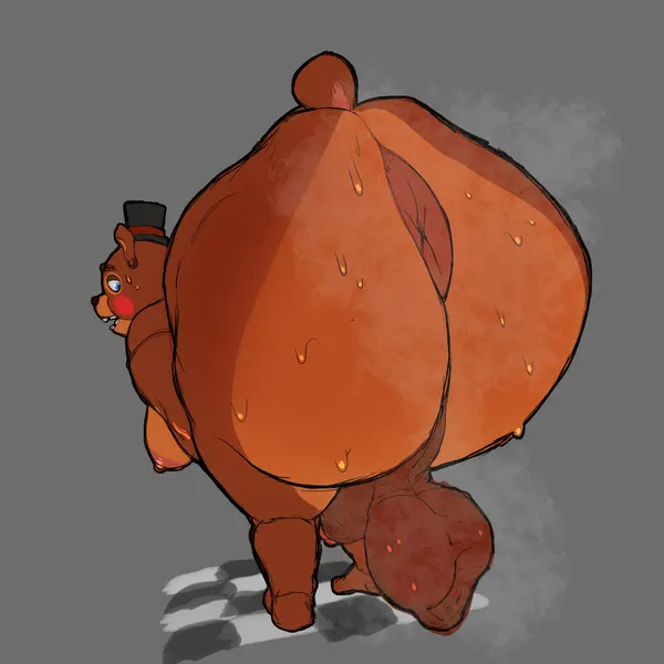 toy freddy (fnaf) (five nights at freddy's, five nights at freddy's 2) created by commonlightbulb