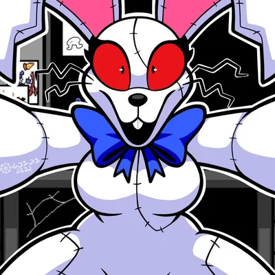 vannabelle dewlap, vanny (fnaf) (five nights at freddy's, five nights at frickbear's) created by pamaht9