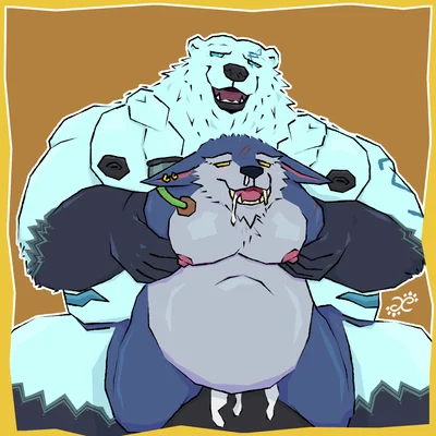 volibear, warwick (lol) (league of legends, mythology) created by kaeros