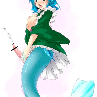 wakasagihime (touhou) created by kirisaki byakko