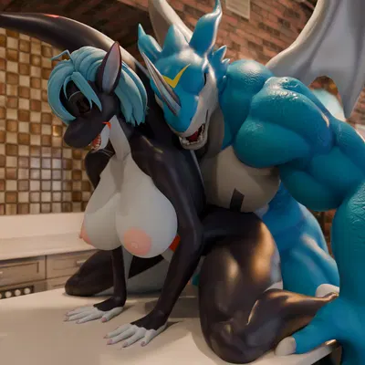 zea nalya (bandai namco, digimon) created by ekai-ben (artist)