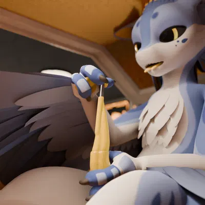 ziggi (kinktober, kinktober 2025) created by somesnowleopard