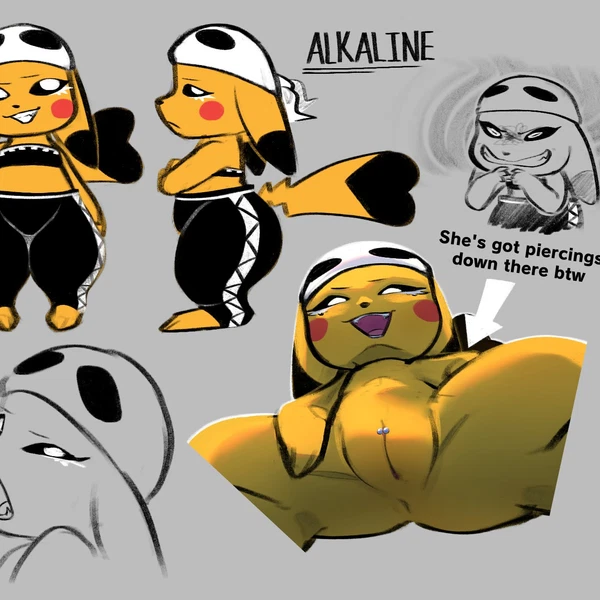 alkaline (tofuuu) (nintendo, pokemon) created by tofuuu