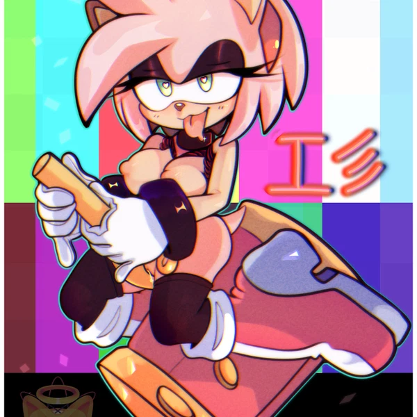 amy rose (sega, sonic the hedgehog (series)) created by cosmicpussycat