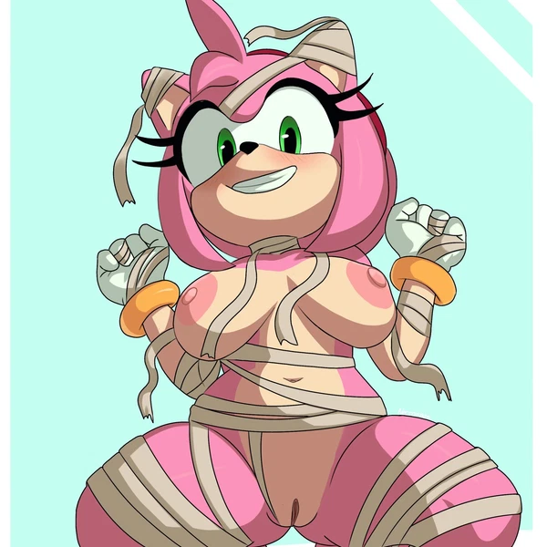 amy rose (sega, sonic the hedgehog (series)) created by necronnus