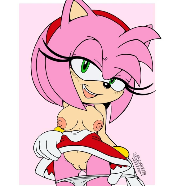 amy rose (sega, sonic the hedgehog (series)) created by spindasher98