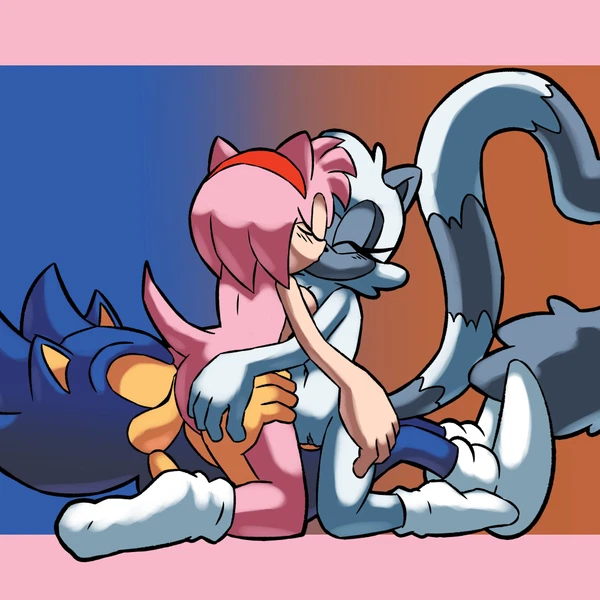 amy rose, sonic the hedgehog, tangle the lemur (idw publishing, sega) created by starioforreal