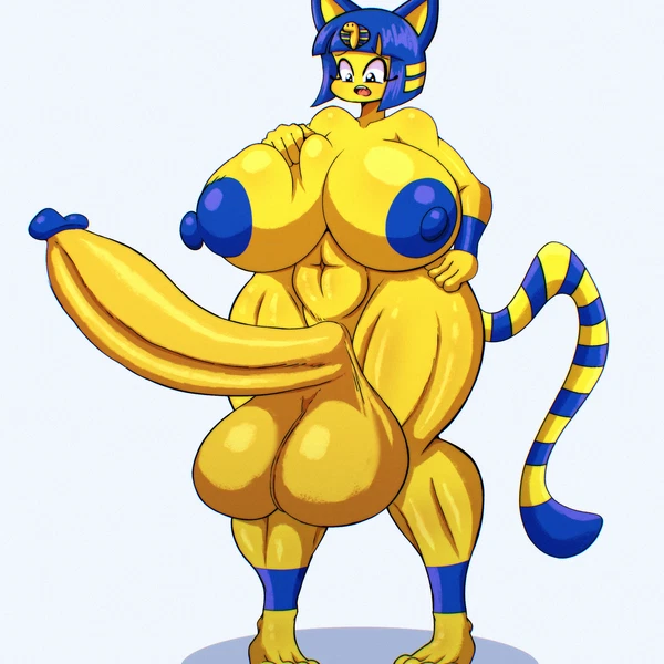 ankha (animal crossing) (animal crossing, nintendo) created by aladeen