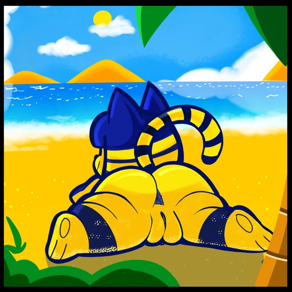ankha (animal crossing) (animal crossing, nintendo) created by heyomaerow