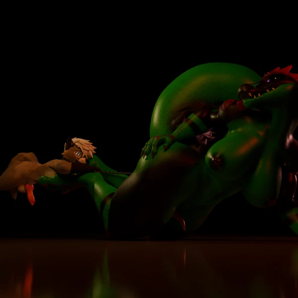 armus, kroxigor (vulgarvictor), skarrfox created by skarrfox (artist)