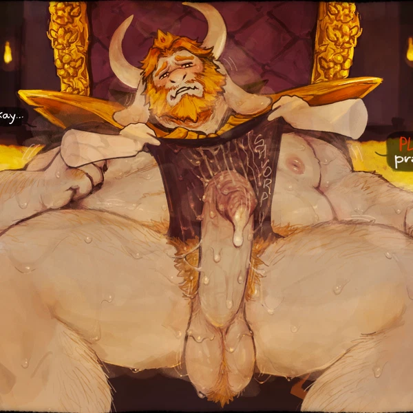 asgore dreemurr (undertale (series)) created by fanofthefurr