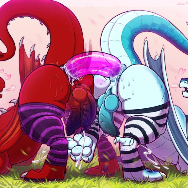 blizzard (squeed2115), nie lao (mythology, wings of fire) created by potatosnake