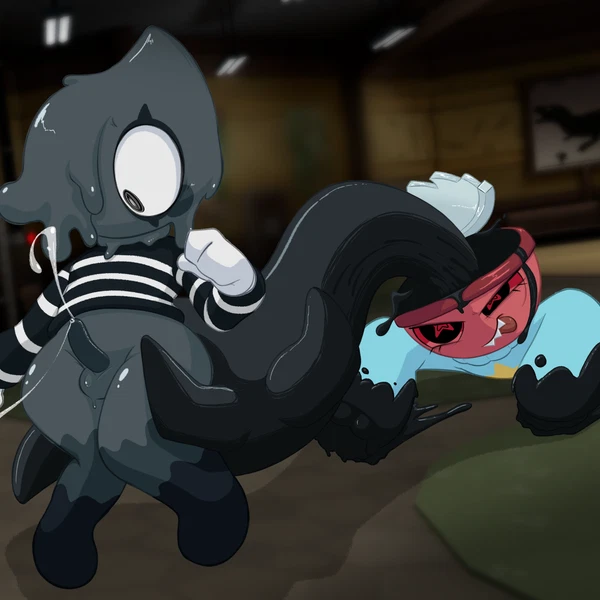 blot (dandy's world), gigi (dandy's world) (blushcrunch studio, dandy's world) created by four-pundo